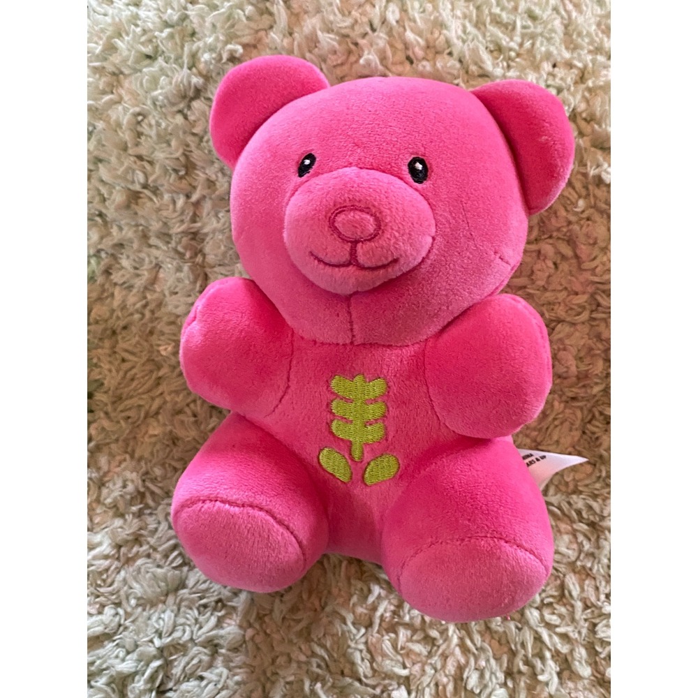 Walmart Pink Gummy Bear Plush Stuffed Animal Halloween Skeleton 03/2025